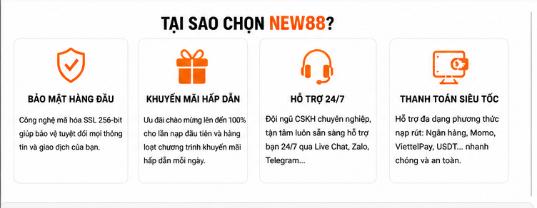 Vì sao nhiều người lựa chọn NEW88?
