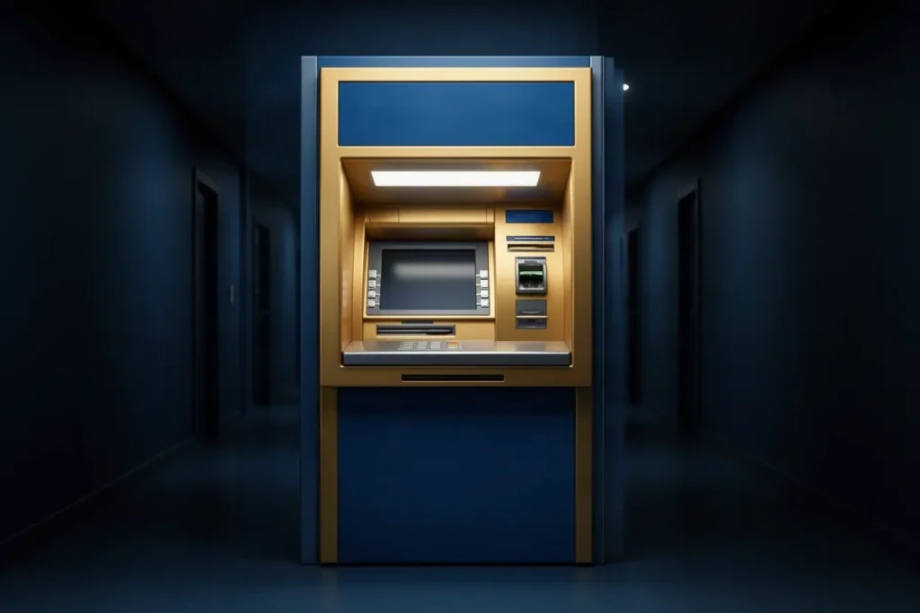 Ảnh minh hoạ cây ATM cho mục rút tiền hướng dẫn NEW88